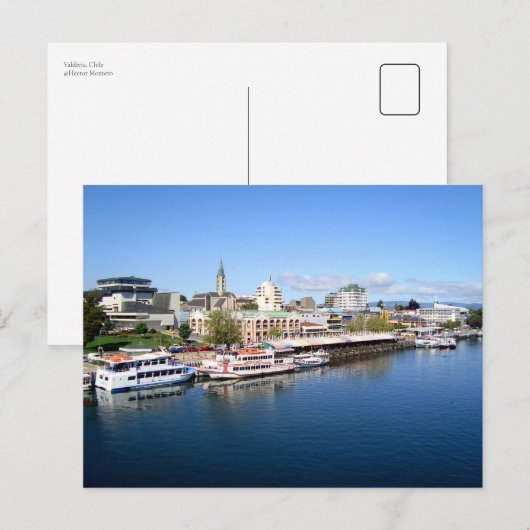Valdivia, Chile Postkarte (Vorne/Hinten)