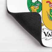 Valdivia Familienwappen Mousepad (Ecke)