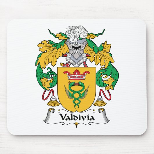 Valdivia Familienwappen Mousepad (Vorne)
