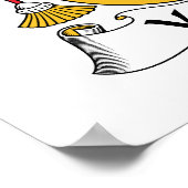 Valdivia Familienwappen Poster (Ecke)