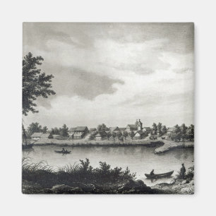 Valdivia, 'von der Geschichte von Chile'engraved Magnet