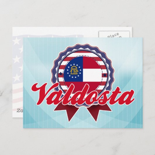 Valdosta, GA Postkarte (Vorne/Hinten)