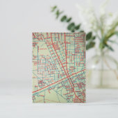 Valdosta, GA Vintage Karte (Stehend Vorderseite)