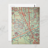 Valdosta, GA Vintage Karte (Vorne/Hinten)