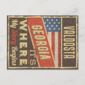 Valdosta Georgia Postkarte (Vorderseite)
