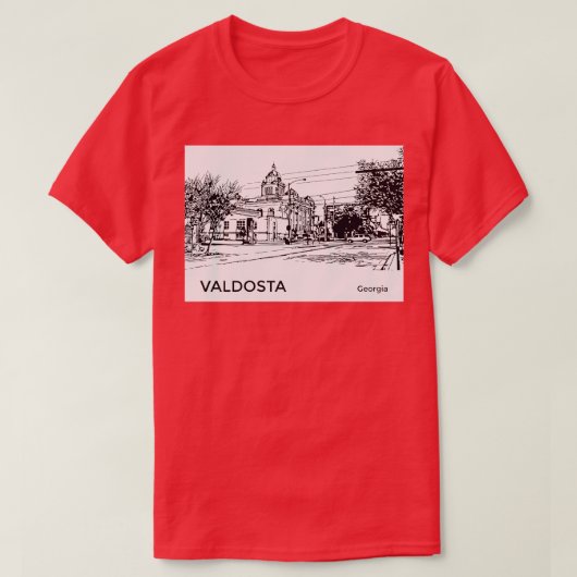 Valdosta Georgia TShirt (Design vorne)
