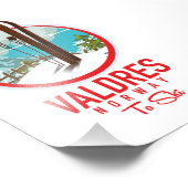 Valdres Ski Logo Fotodruck (Ecke)