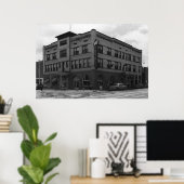 Vale, Oregon Aussicht Hotel Vale Fotograf Poster (Heimbüro)