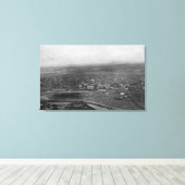 Vale, Oregon Birds Augen Ansicht Städtefotografie Leinwanddruck (Insitu (Holzboden))