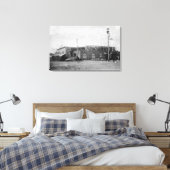 Vale, Oregon Downtown Under Construction Leinwanddruck (Insitu (Schlafzimmer))