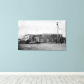 Vale, Oregon Downtown Under Construction Leinwanddruck (Insitu (Holzboden))