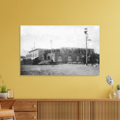 Vale, Oregon Downtown Under Construction Leinwanddruck (Insitu (Wohnzimmer))