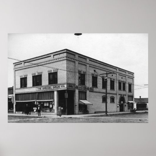 Vale, Oregon Town View von Nelson Block Fotograp Poster (Vorne)
