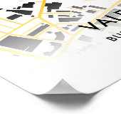 Vale Park Stadium Map - Zuhause Port Vale FC Poster (Ecke)