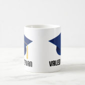 Valedictorian-blauer Absolvent-Hut Kaffeetasse (Mittel)