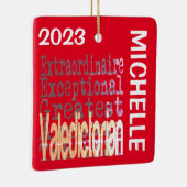 Valedictorian Extraordinaire CUSTOM Keramikornament (Rechts)