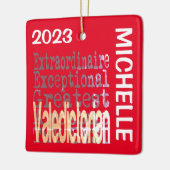 Valedictorian Extraordinaire CUSTOM Keramikornament (Links)