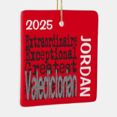 Valedictorian Extraordinaire CUSTOM Keramikornament (Rechts)