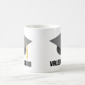 Valedictorian-grauer Absolvent-Hut Kaffeetasse (Mittel)