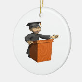 Valedictorian Keramik Ornament (Links)