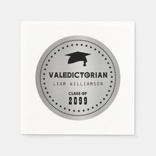 Valedictorianischer Abschluss Serviette (Vorderseite)