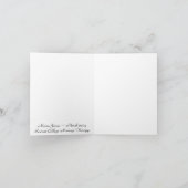 Valediktorianisch Karte (Innenseite)