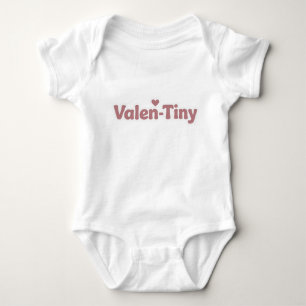 Valen-Tiny Süßes und Lustiges Valentins-Outfit für Baby Strampler