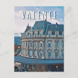 Valence Foto Vintage Postkarte