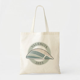 Valencia 2023 Minte und Black Tote Bag Tragetasche