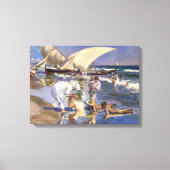Valencia Beach Morgenlicht | Joaquí n Sorolla | Leinwanddruck (Vorderseite)