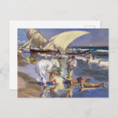 Valencia Beach Morgenlicht | Joaquí n Sorolla | Postkarte (Vorne/Hinten)
