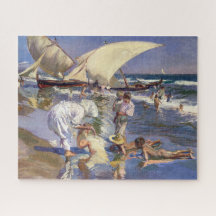 Valencia Beach Morgenlicht | Joaquí n Sorolla |
