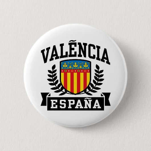 Valencia Espana Button (Vorderseite)