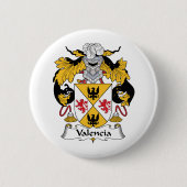 Valencia-Familienwappen Button (Vorderseite)