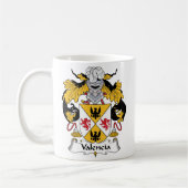 Valencia-Familienwappen Kaffeetasse (Links)