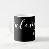 Valencia Flag Herz, Valencia, Spanien Kaffeetasse (Vorderseite Links)