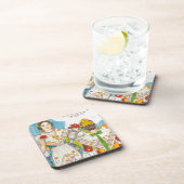 Valencia-Fliese Getränkeuntersetzer (Rechte Seite)