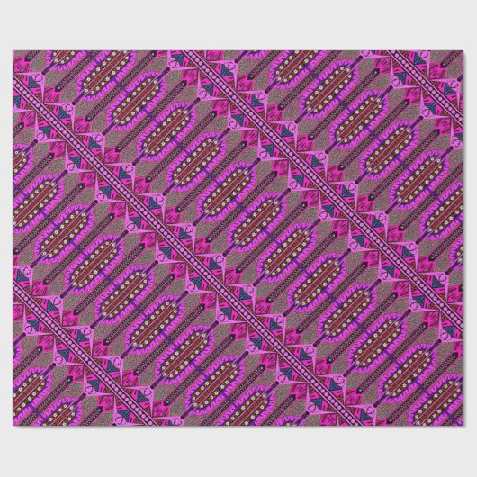 Valencia Fuschia Geschenkpapier (Flach)