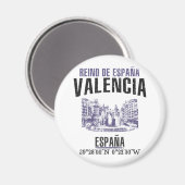 Valencia Magnet (Vorderseite/Rückseite)
