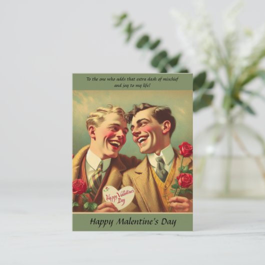 Valencia "Malentinstag" Postkarte (Stehend Vorderseite)