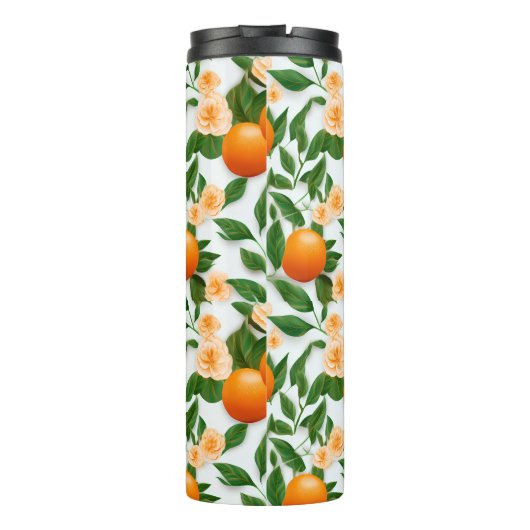 Valencia Orange und Blossom Personalisiert Thermosbecher (Rückseite)