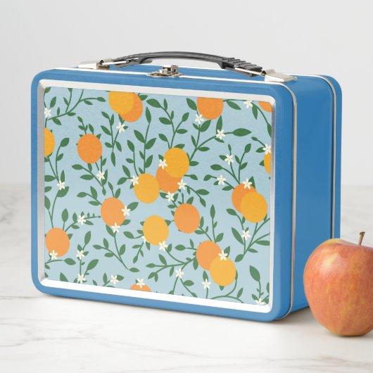 Valencia-Orangen MetallLunchbox Metall Brotdose (Beispiel)