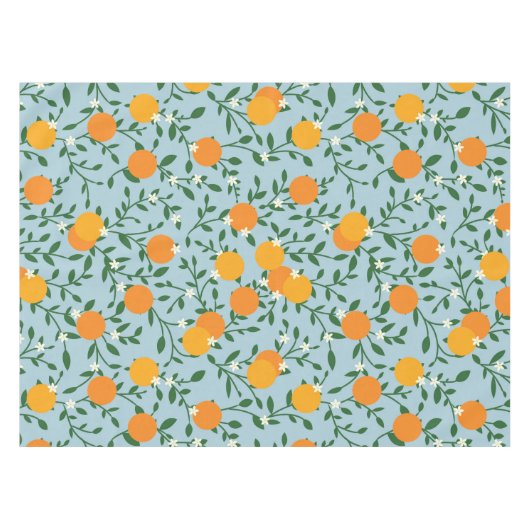 Valencia-Orangen Tischdecke (Vorderseite (Horizontal))