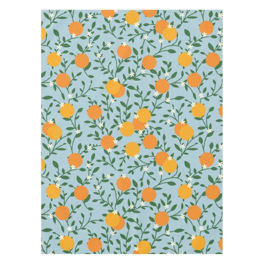 Valencia-Orangen Tischdecke (Vorderseite)