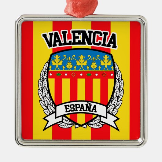 Valencia Ornament Aus Metall (Vorne)
