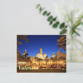 Valencia: Plaza Ayuntamiento Postkarte (Stehend Vorderseite)