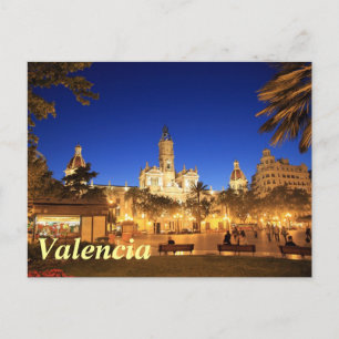 Valencia: Plaza Ayuntamiento Postkarte