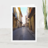 Valencia Portrait, Valencia City, España Karte (Vorderseite)