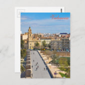 Valencia Postkarte (Vorne/Hinten)