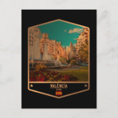 Valencia Postkarte (Vorderseite)